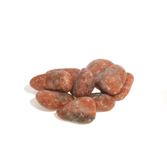 Orange Calcite Tumbled Stones - Brazil
