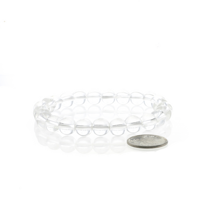 Clear Quartz Bead Bracelet