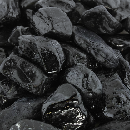 Black Tourmaline A Tumbled Stones