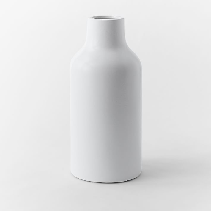 Weiße Vasenkollektion