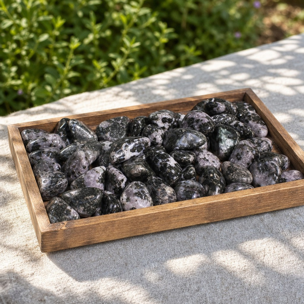 Indigo Gabbro Tumbled Stone