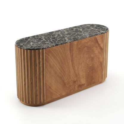 Isfjell Marble-Top Sideboard