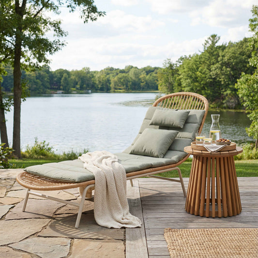 Olmo Outdoor Side Table - Natural
