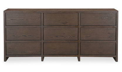 Jarrett 9 Drawer Dresser Brown