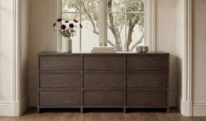 Jarrett 9 Drawer Dresser Brown