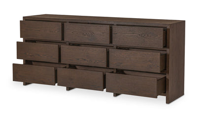 Jarrett 9 Drawer Dresser Brown