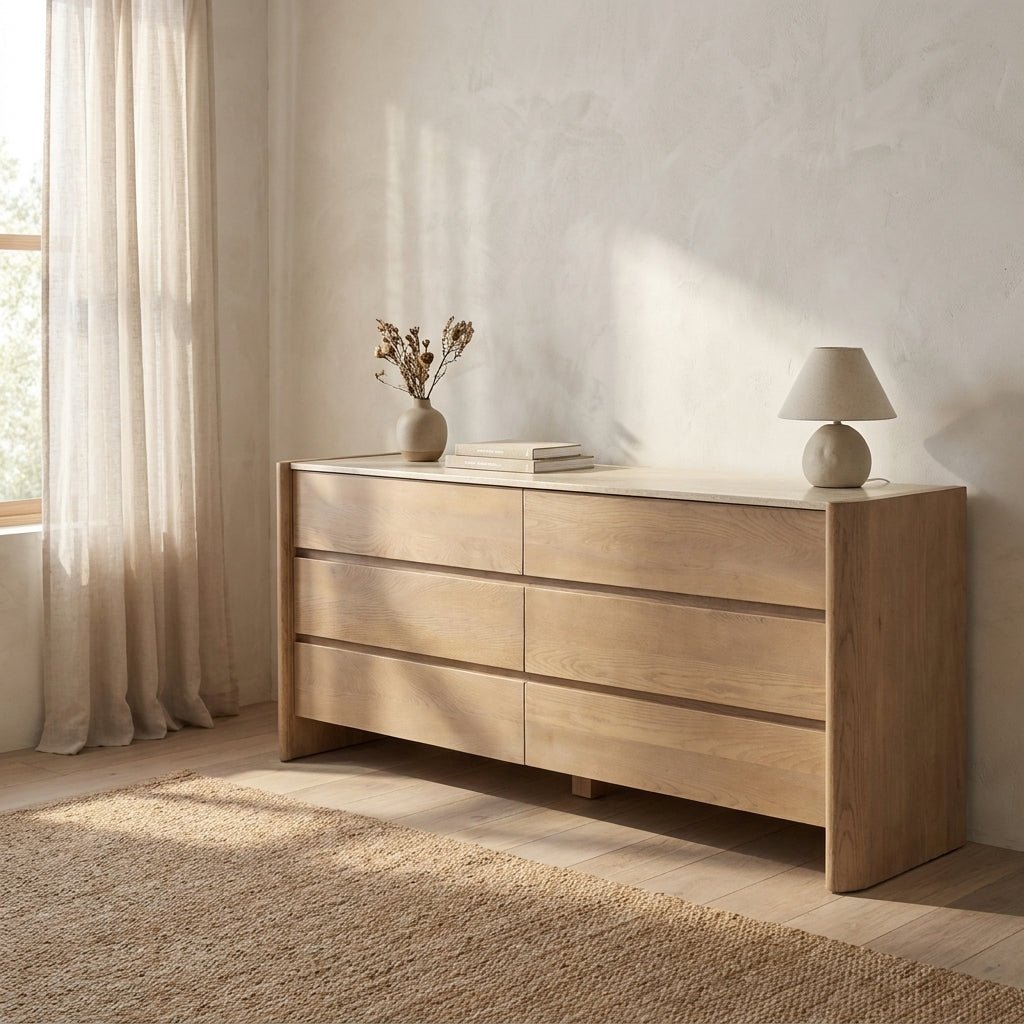 Larsson 6 Drawer Dresser Natural