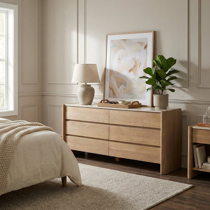 Larsson 6 Drawer Dresser Natural