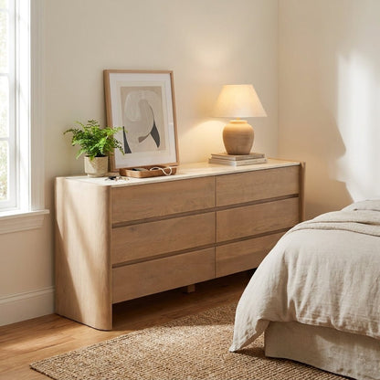 Larsson 6 Drawer Dresser Natural