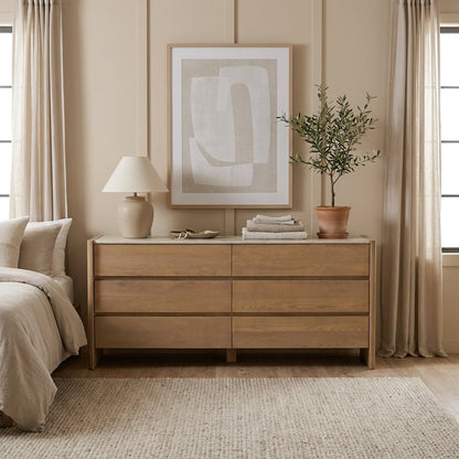 Larsson 6 Drawer Dresser Natural