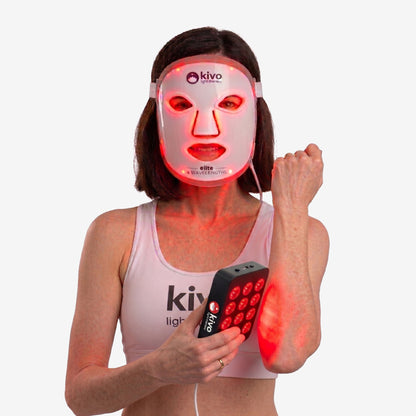 Kivo Elite 4-wavelength Red Light Therapy LED Face Mask