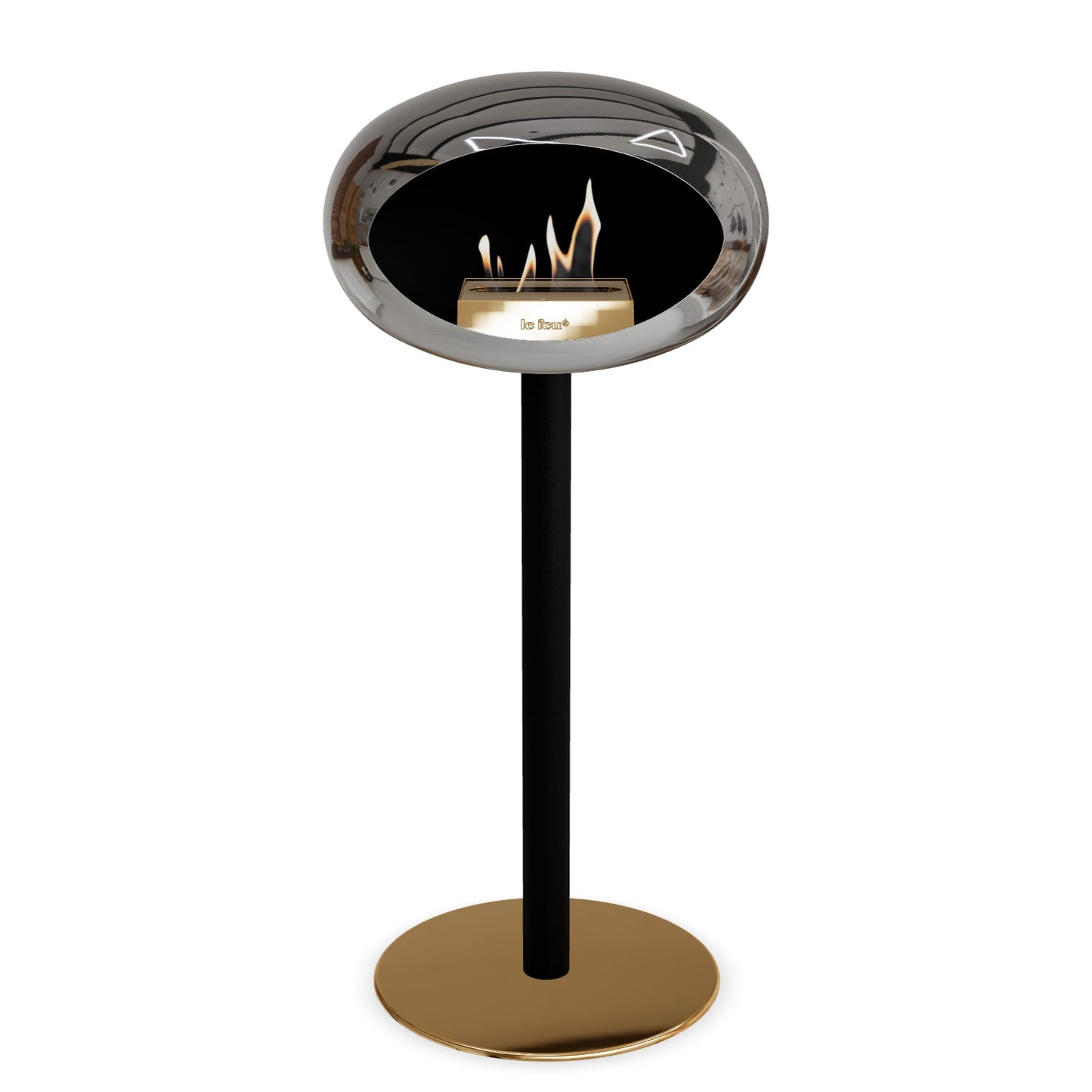 Le Feu Steel High Dome <br>Chromed Silver