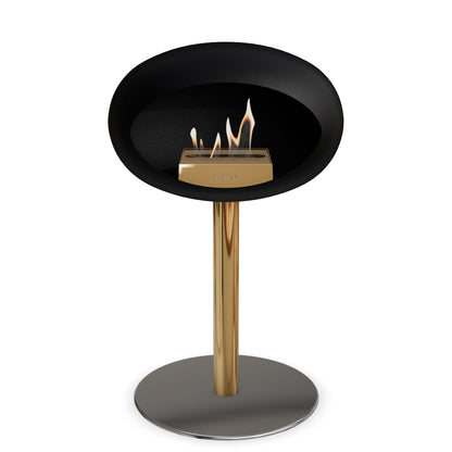 Le Feu Steel Low Dome <br>Black