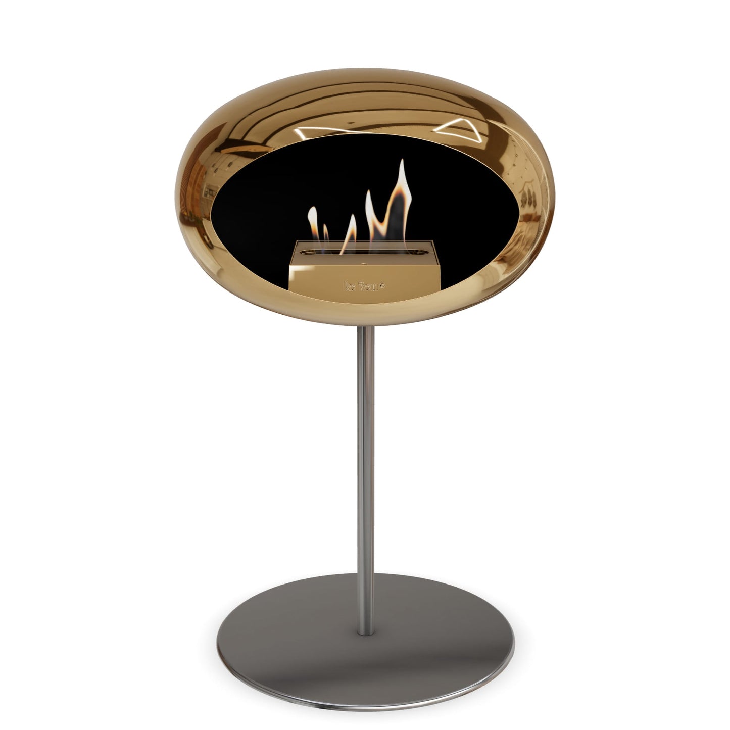 Le Feu Steel Low Dome <br>Chromed Rose Gold