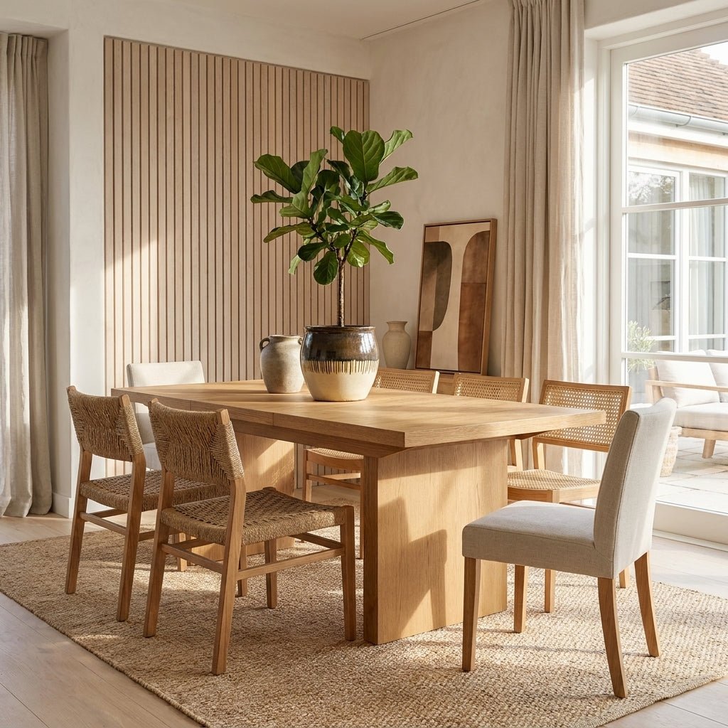 Lowell Extension Dining Table Natural