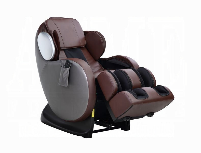Maalish Power Recliner w/Lift, Heating & Massage - Chocolate