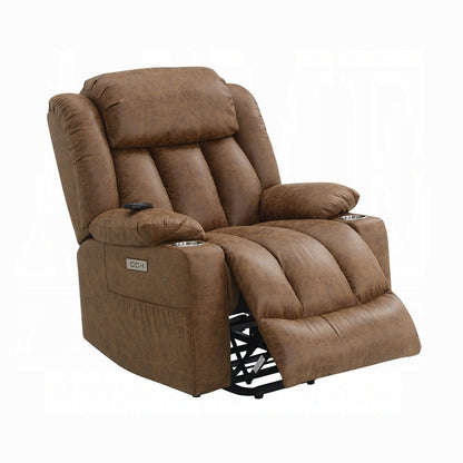 Krabi Power Recliner w/Lift, Heating & Massage - Brown
