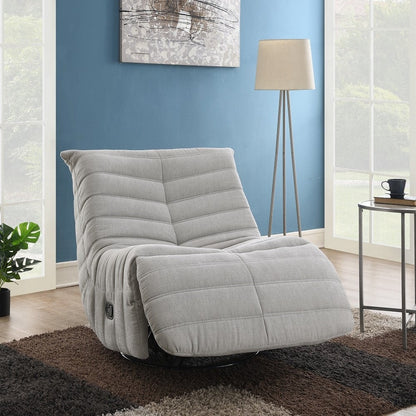 Brasov Swivel Chenille Recliner Accent Chair - Multiple Color Options