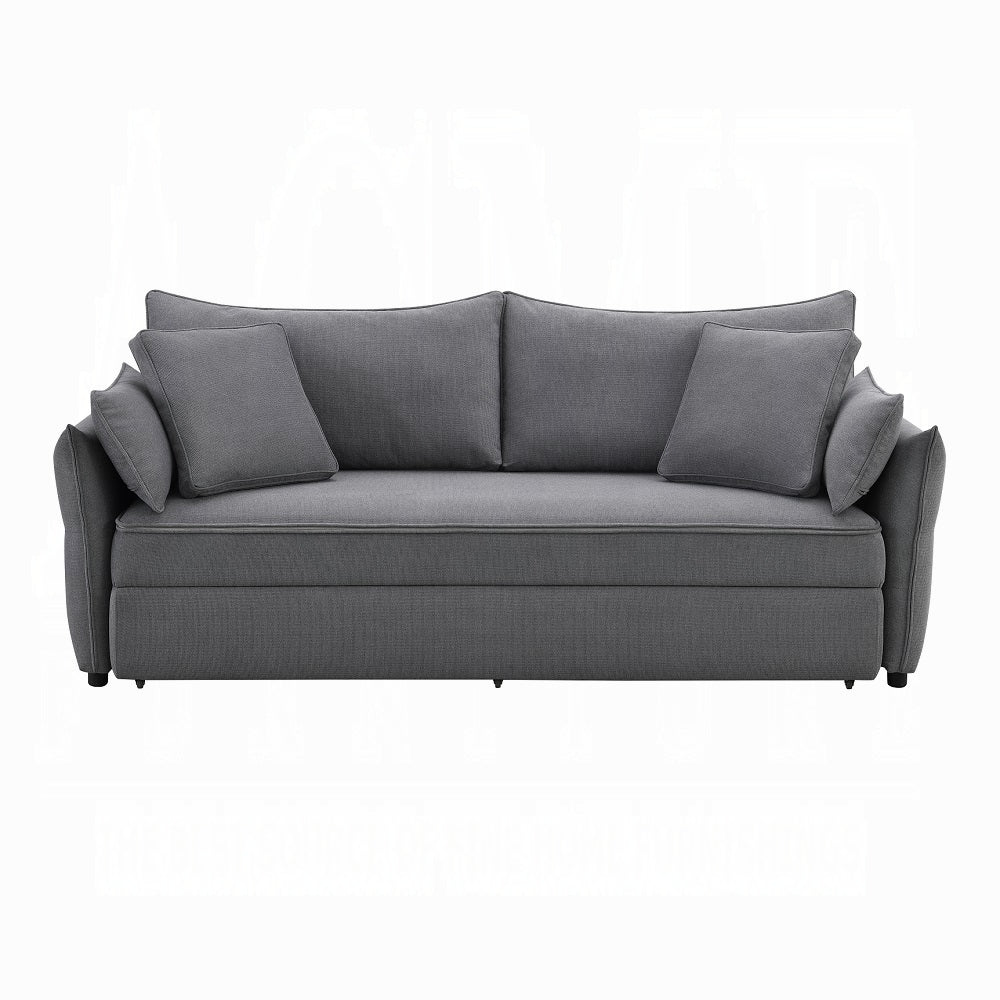 Cais Schlafsofa mit Stauraum in Grau