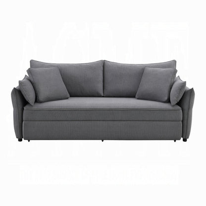 Cais Schlafsofa mit Stauraum in Grau