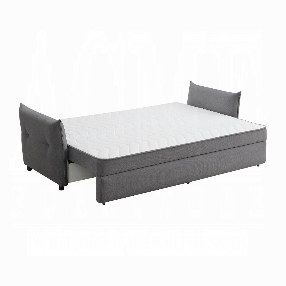 Cais Schlafsofa mit Stauraum in Grau