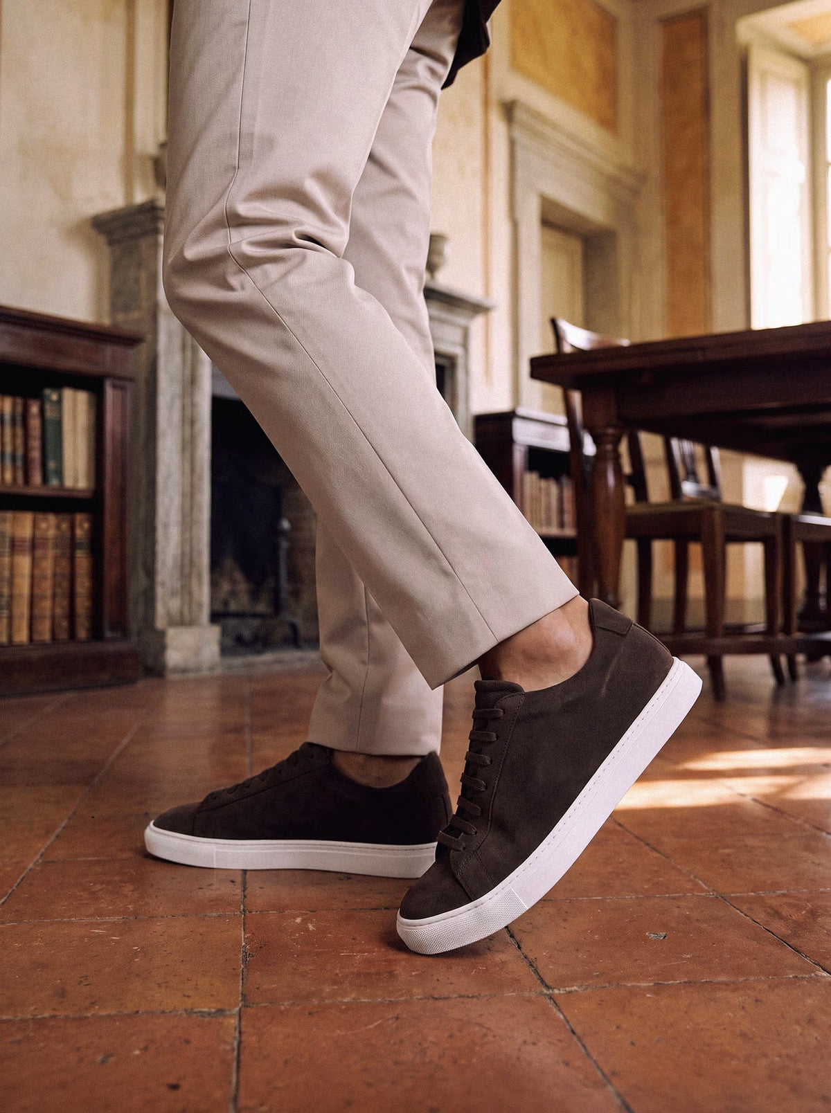 Dark Brown Suede Città Sneaker
