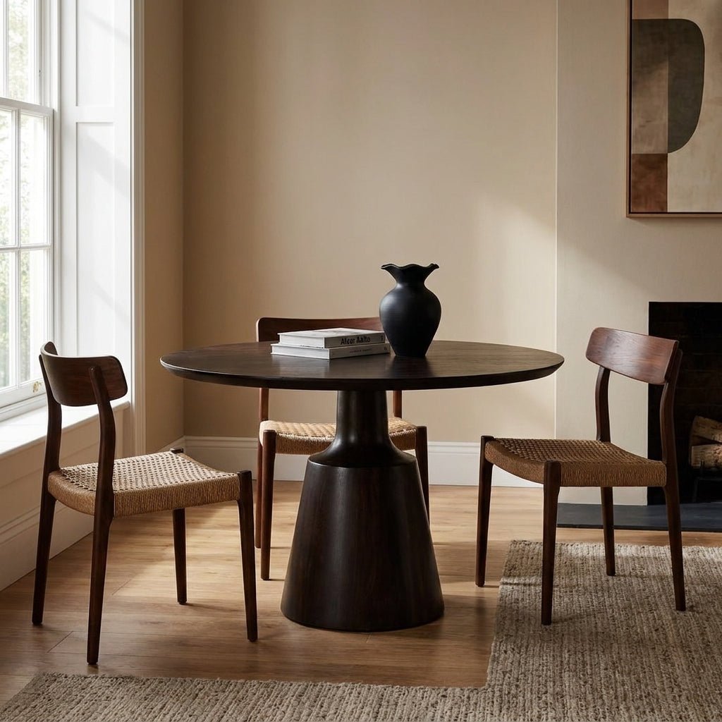 Merritt Dining Table Dark Brown