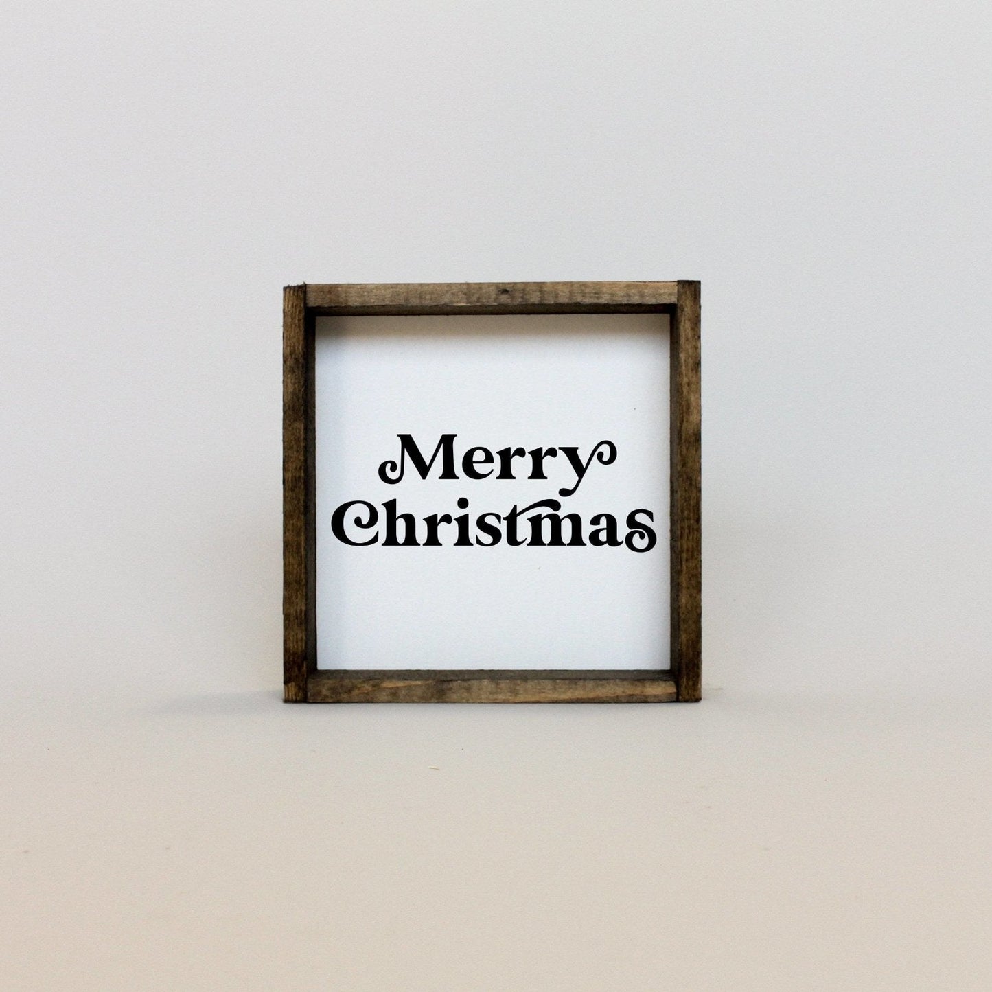 Fröhliche Weihnachten Mini Holzschild