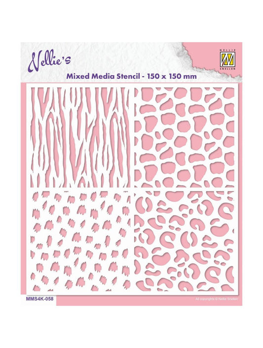 Nellie's Choice - Stencil Animal Prints