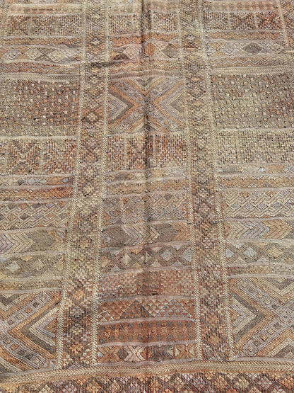 Moroccan Zemmour Sabra Soumak | 3' 8" x 6' 1"