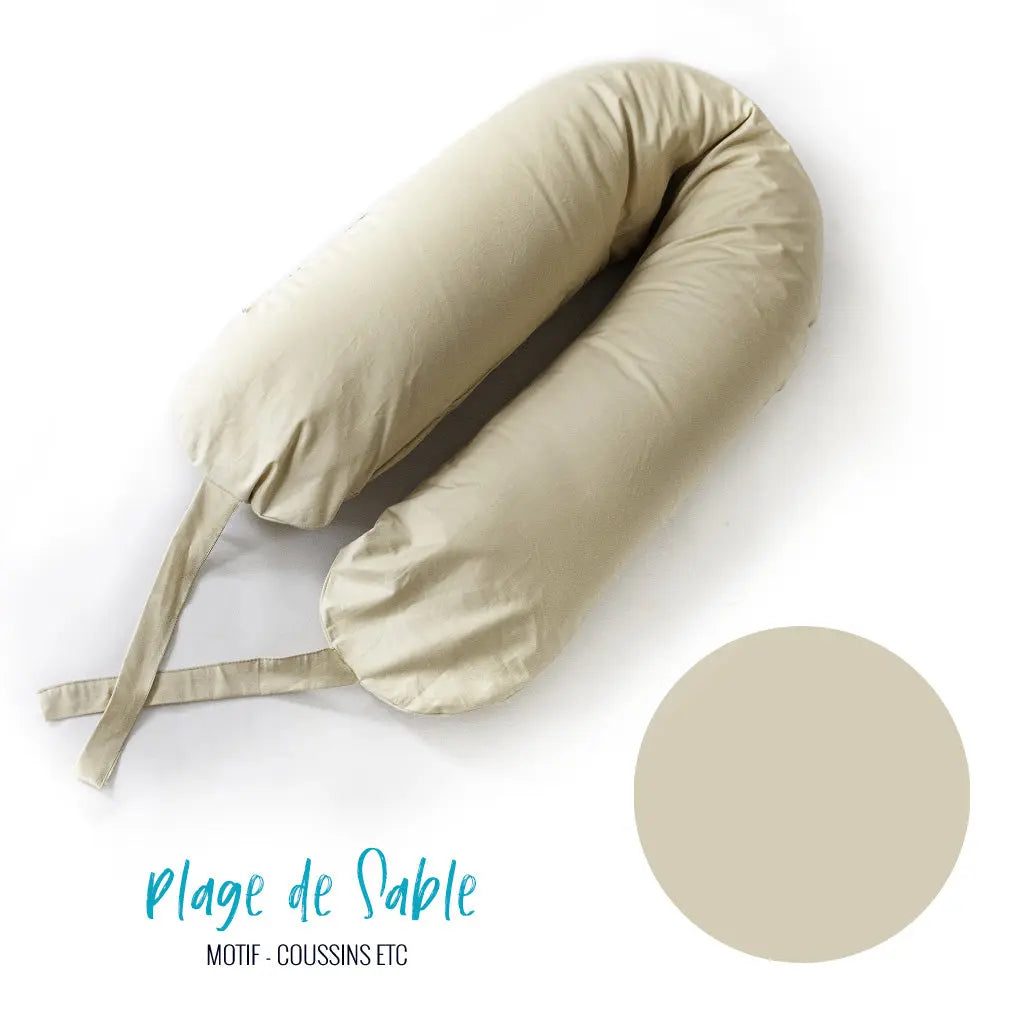 Coussin de maternité multifonctions "Plage de sable"