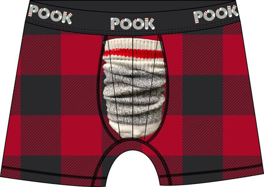 Boxer Silk Plaid Sock