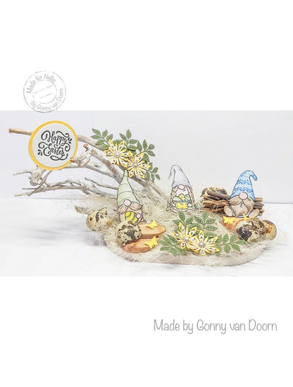 Nellie's Cuties Clear Stamp Easter Gnome 60x55mm