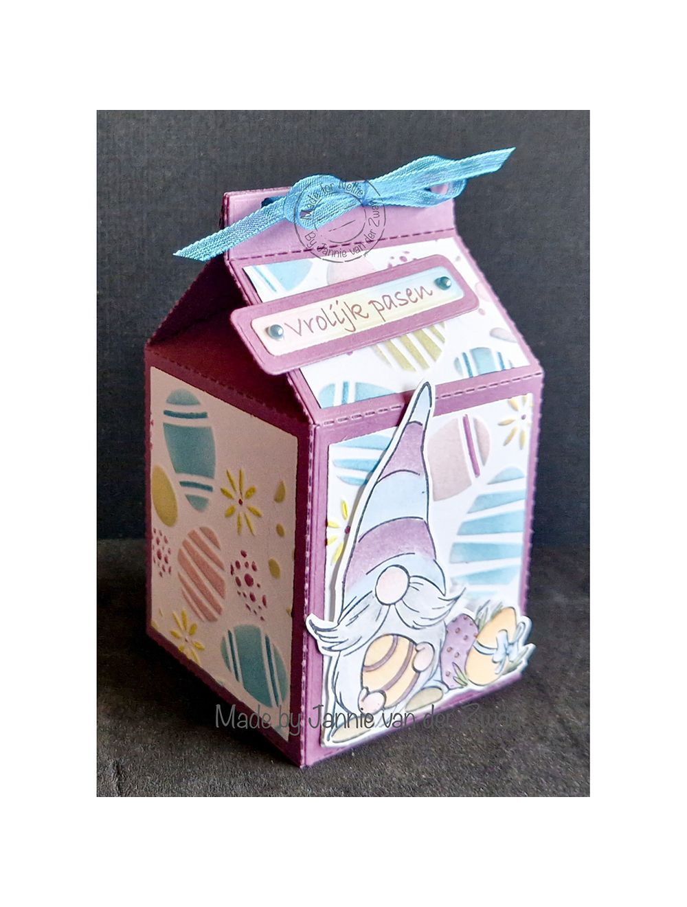 Nellie's Cuties Clear Stamp Easter Gnome 60x55mm