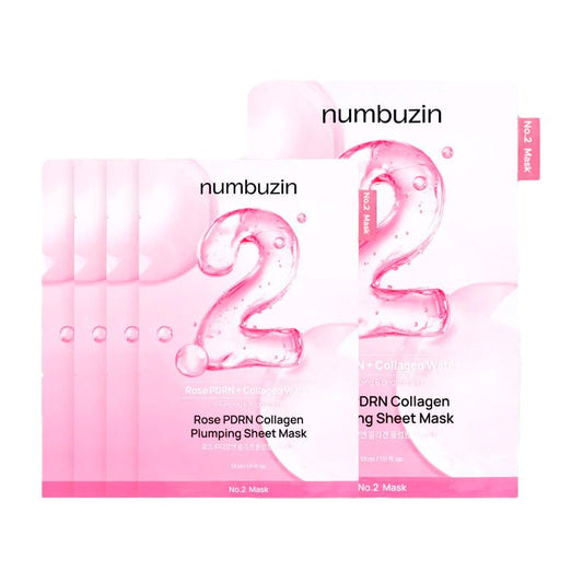 Numbuzin No.2 Rose PDRN Collagen Plumping Sheet Mask 33ml