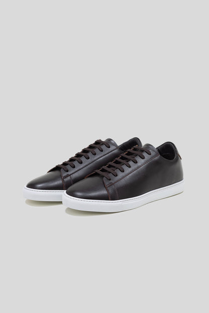 Dark Brown Calfskin Città Sneaker