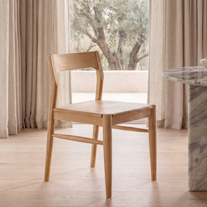 Otis Dining Chair Natural Oak Set of Two
