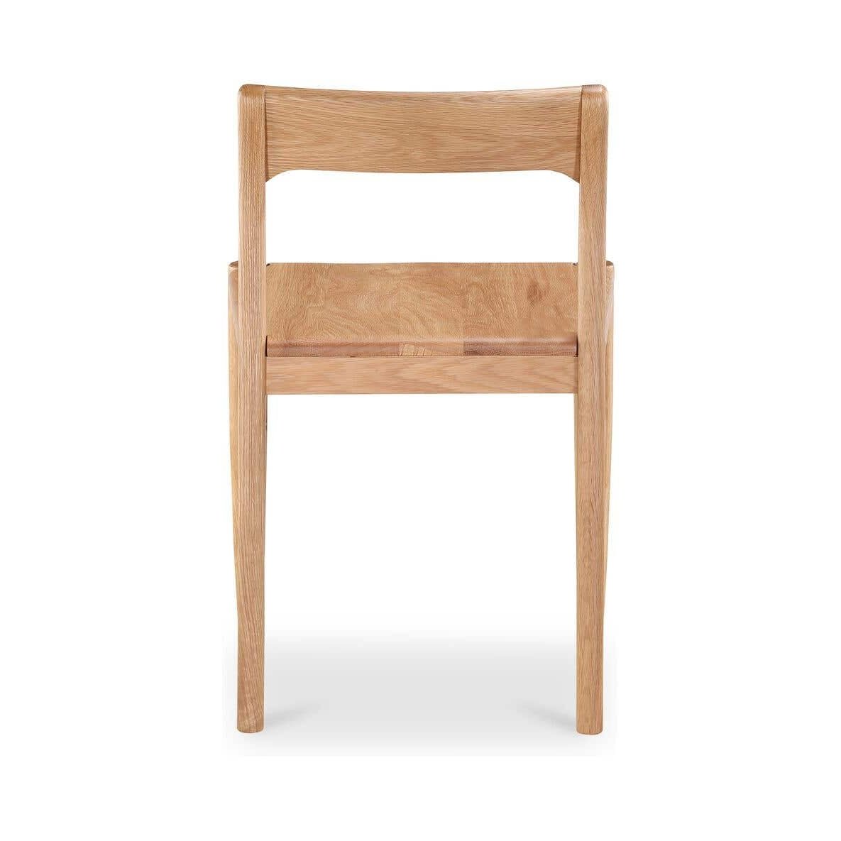 Otis Dining Chair Natural Oak Set of Two