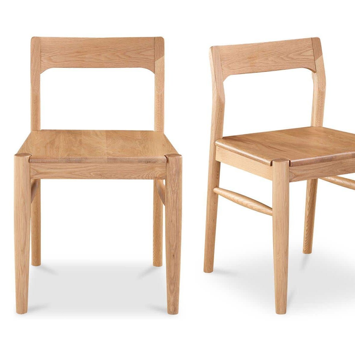 Otis Dining Chair Natural Oak Set of Two