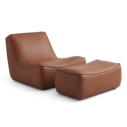 P02 Einzelsessel und Ottoman-Set