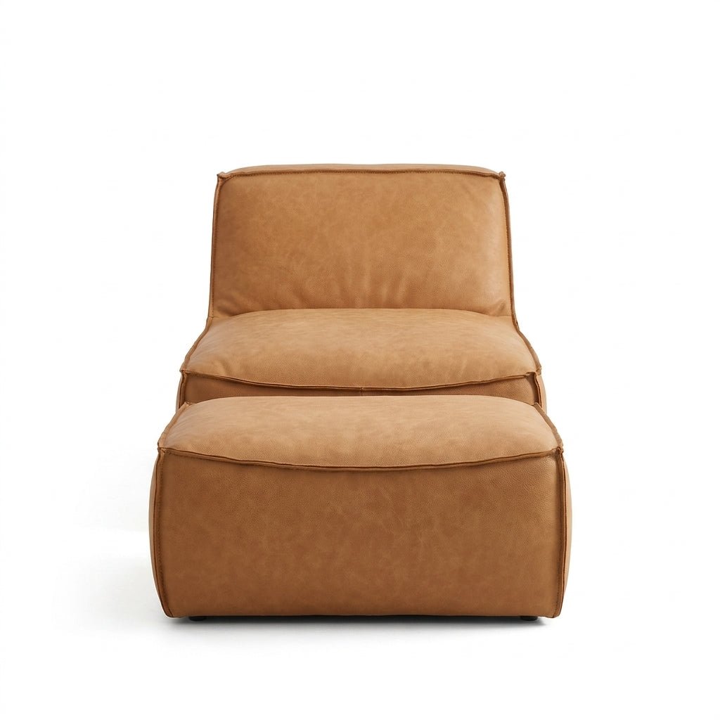 P02 Einzelsessel und Ottoman-Set