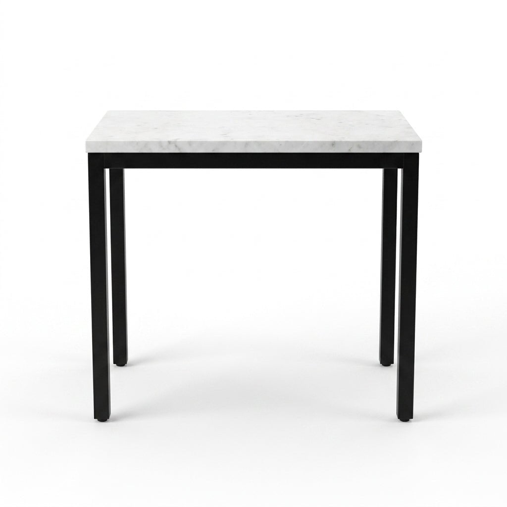 Pemberton Marble Mini Desk White