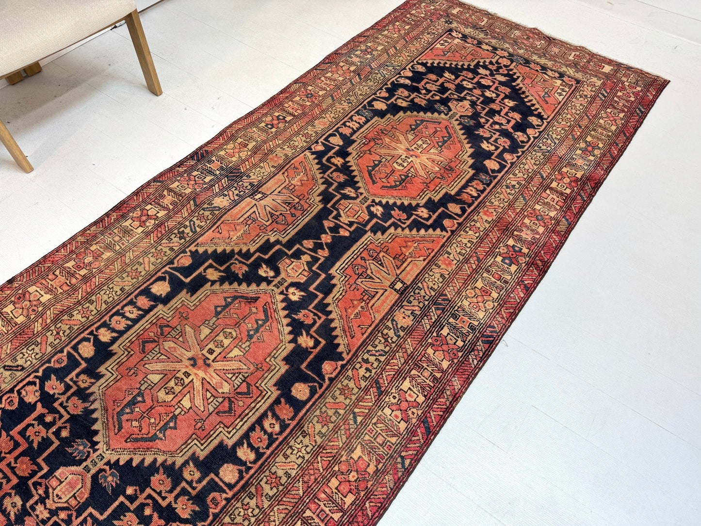 On Hold for Todd - Persian Azerbaijani Runner Rug | 4' 1” x 10' 3"