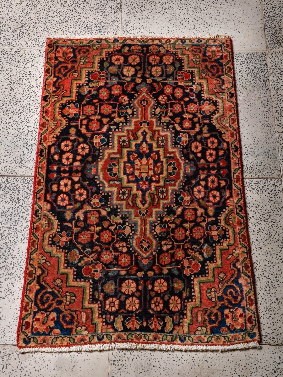 Persian Bidjar Rug | 1' 8” x 2' 9"