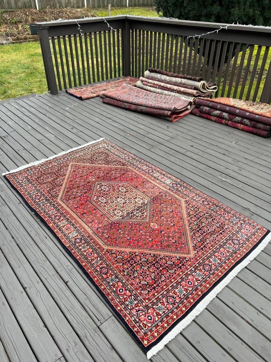 Persian Bidjar Rug | 6' 1" x 3' 7"