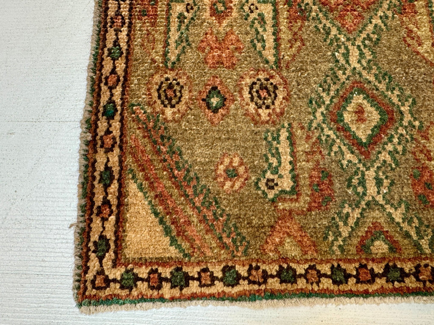 Persian Borujerd Runner Rug | 1' 10” x 6' 5"
