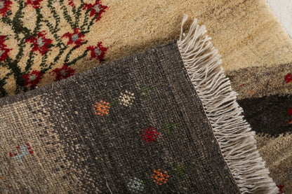 Persian Gabbeh Rug | 2' 9" x 4' 3"