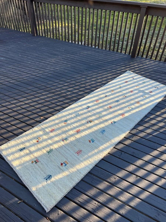 Persian Gabbeh Runner | 7' 9" x 2' 7"