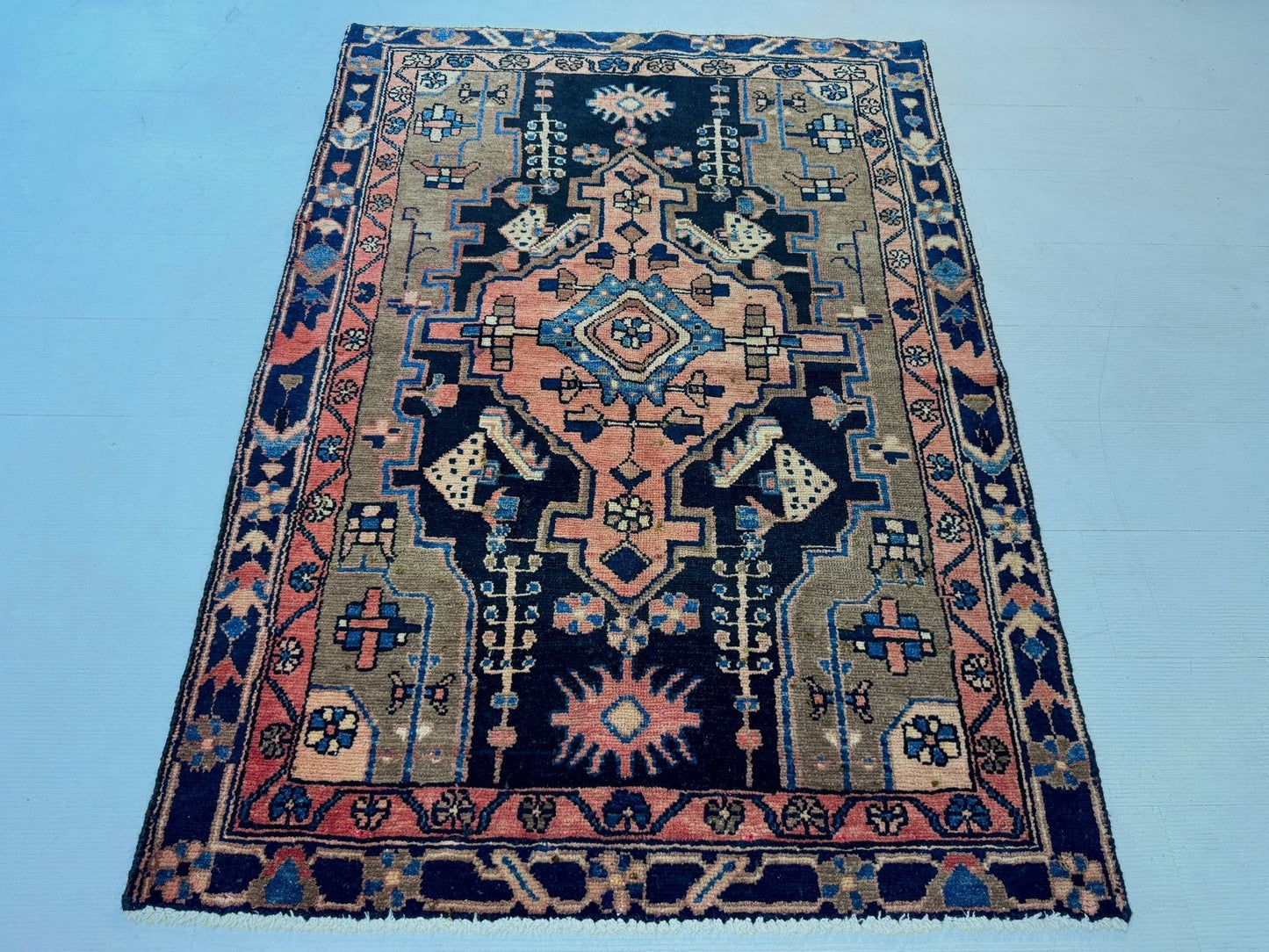 Persian Hamadan Rug | 3' 1” x 4' 5"