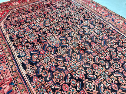 Persian Hamadan Rug | 7' 9” x 10'
